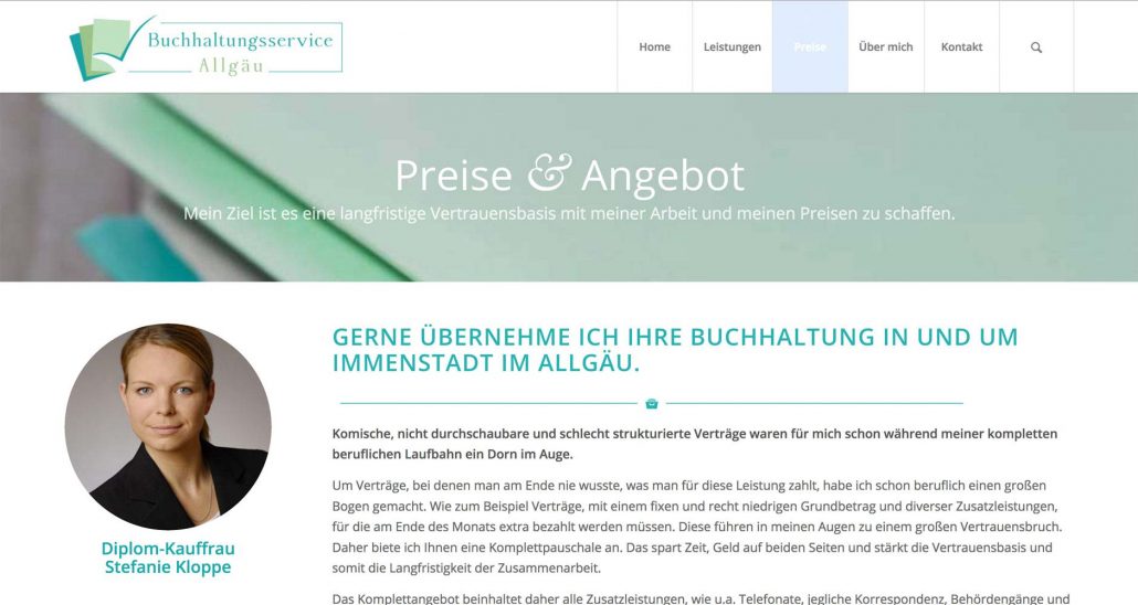 Homepage erstellen Allgaeu Allgäu