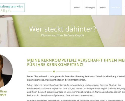 Homepage erstellen Allgaeu Allgäu
