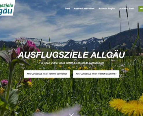 Ausflugsziele Allgäu Screenshot