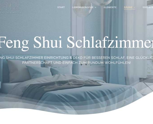 Die Website der Feng Shui Welt von Alpsee Design