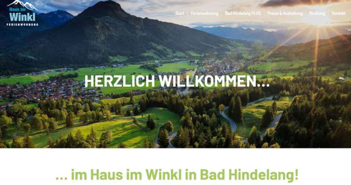 Homepage für FeWo erstellen