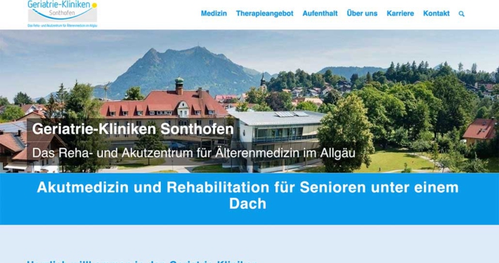 Klinik Website Webdesign