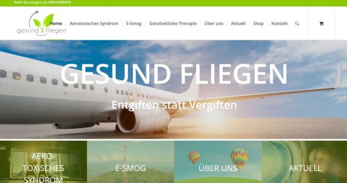 Gesundheit Info Website Webdesign Agentur