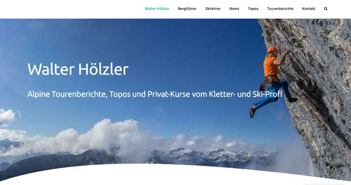 Homepage für Outdoor Unternehmen erstellen