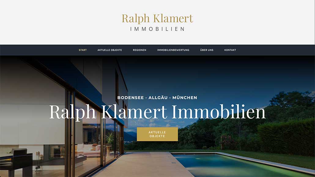 Immobilienmakler Website erstellen