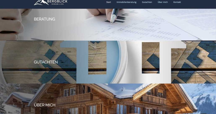 Makler Homepage erstellen